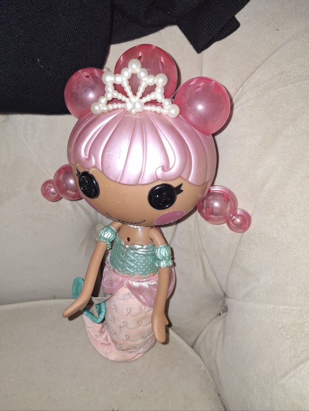 Lalaloopsy 11 Inc Pink-haired Mermaid Doll with Pearl Tiara